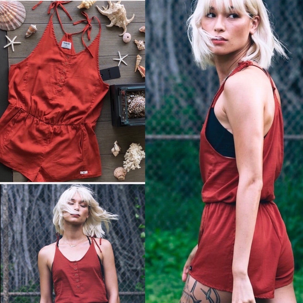 🌴🌼HURLEY- ROMPER🌼🌴 - Picture 1 of 8